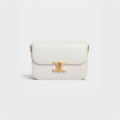 white celine triomphe|Celine triomphe for sale.